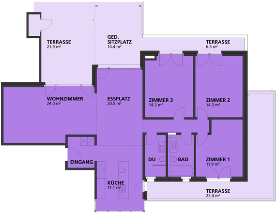 4 ½-Zimmer Attika