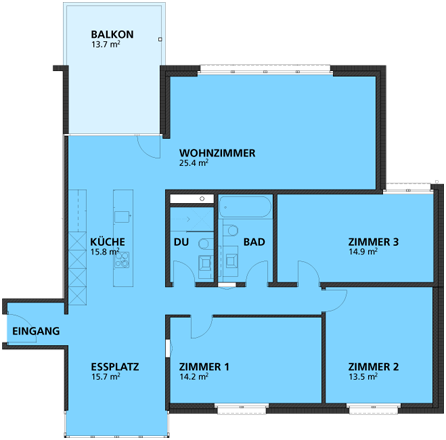 4 ½-Zimmer